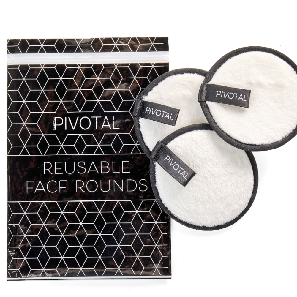 Black Reusable Face Rounds - Picture 3 of 3